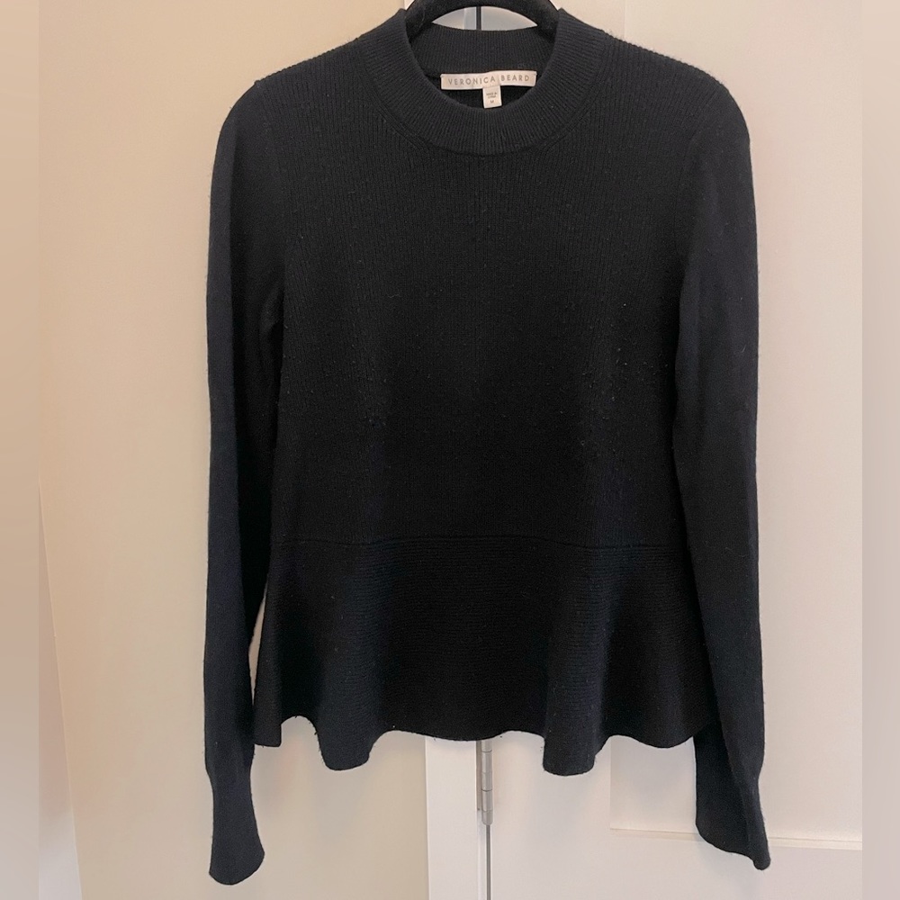 Veronica Beard, Cashmere Sweater, Size M, Color Black